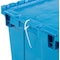 Global Industrial Distribution Container With Hinged Lid, 21-7/8x15-1/4x17-1/4, Blue 257811BL - alternate 5